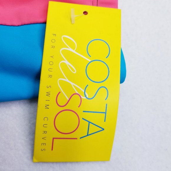SWIM SALE  $8 - Costa Del Sol Retro High Waist Bikini Bottom - Size 3X - NWT - Picture 5 of 5